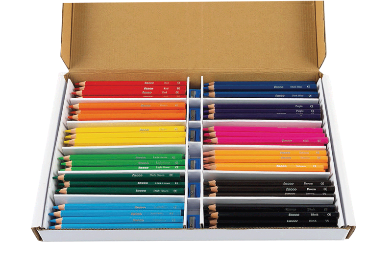 Jumbo Buntstifte 144-tlg.