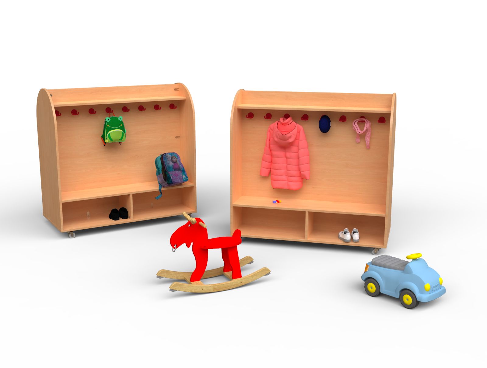 Kindergarten Garderobenwagen