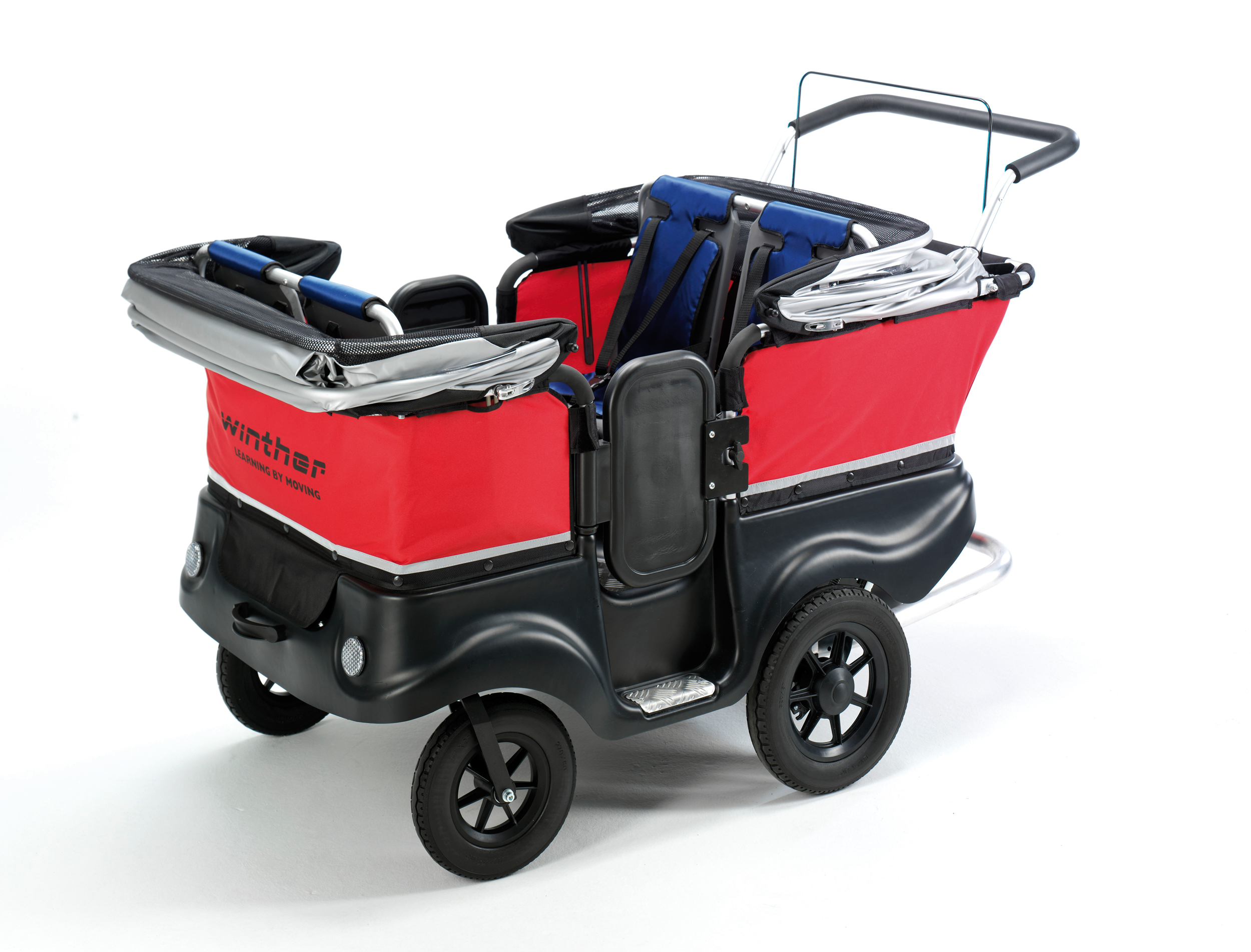 Turtle Kinderbus de Luxe für 4 Kinder mit den Maßen L/B/H 155x75x98,5 cm