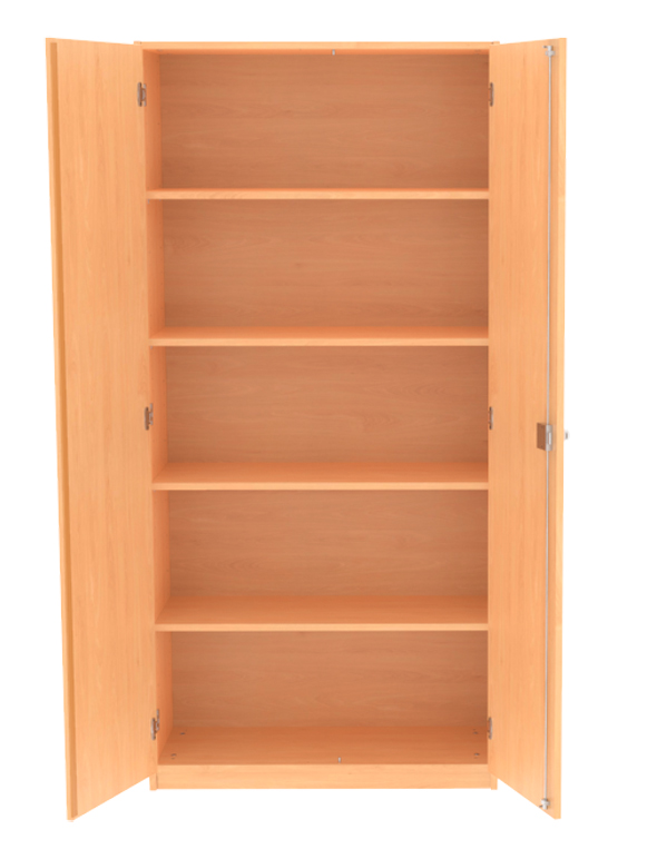 Hochschrank mit 2 Türen, in Höhe 190 cm