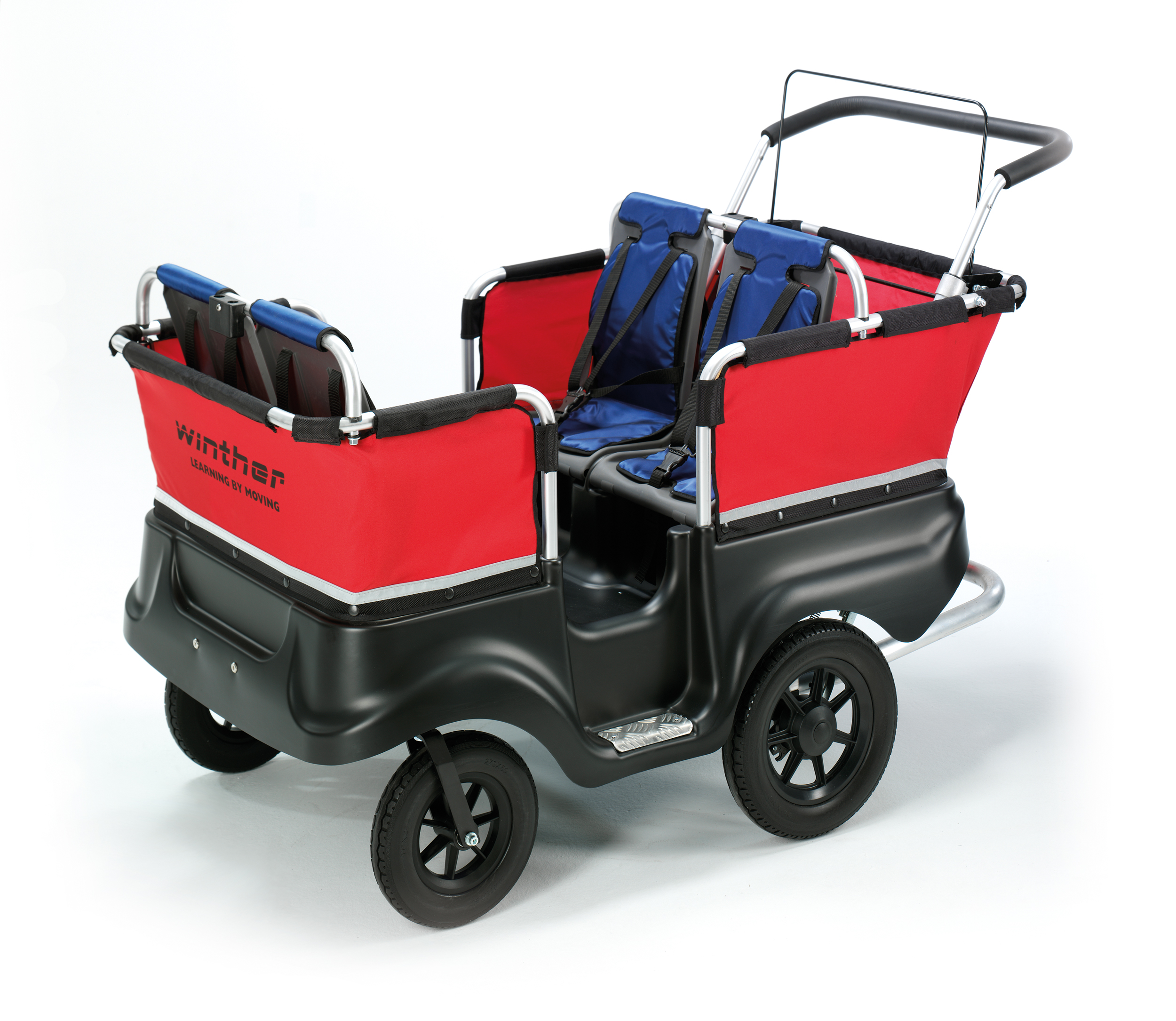 Turtle Kinderbus für 4 Kinder mit den Maßen L/B/H 155x75x98,5 cm